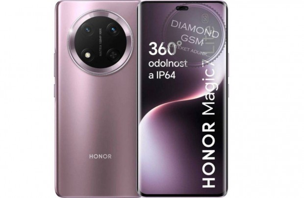 Új Honor Magic7 Lite 5G 256/8 GB Dual, Lila színben, gyári