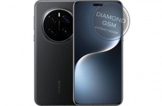 Új Honor Magic7 Pro 5G 512/12 GB Dual, Fekete színben,