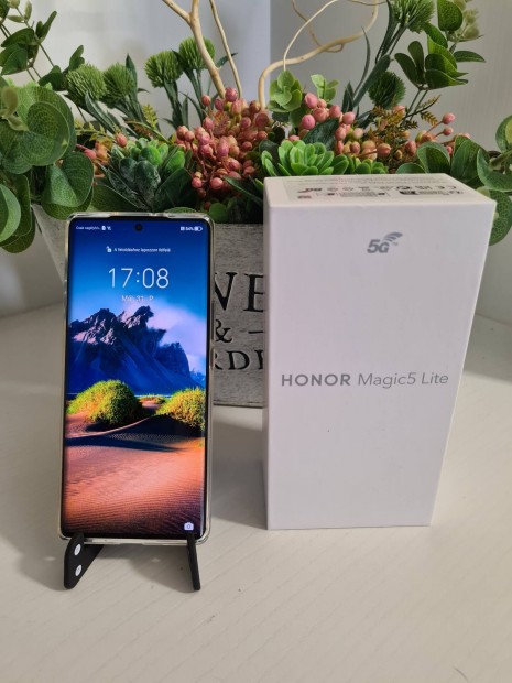 j Honor Magic 5 lite garanclis elad!