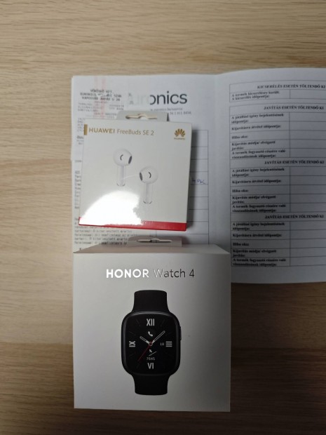 j Honor Watch 4 + Huawei Freebuds SE 2