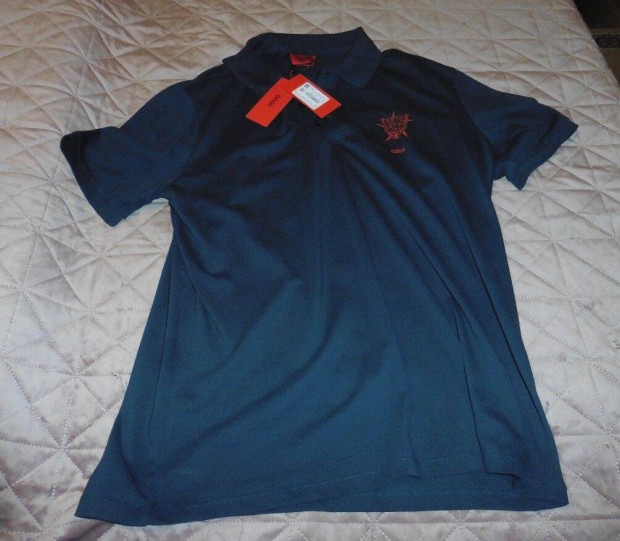 Új Hugo Boss Pólóing Disar 50421620 Sötétkék Regular Fit, XL Méret