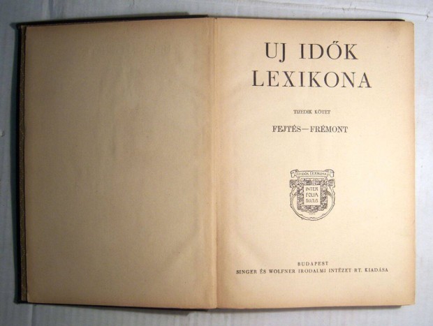 j Idk Lexikona 10.ktet (1938)