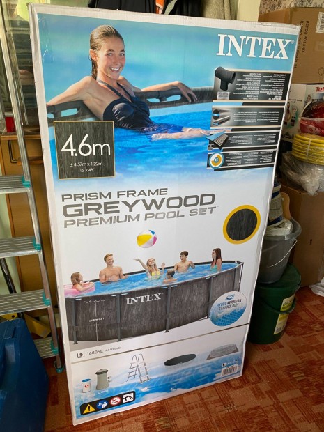 j Intex Greywood 4,6 m kerti medence elad