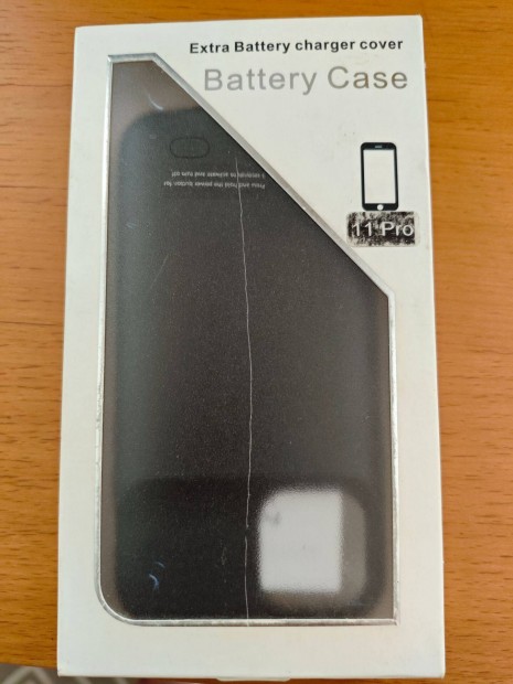 Új Iphone 11 Pro Fekete Aksi Hátlap 7000mAH