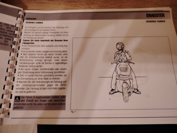 �j Italjet Dragster kezel�si k�nyvek