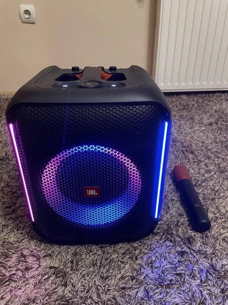 j JBL Partybox Encore mikrofonnal dobozban garancival