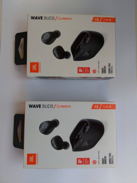 j JBL Wave BUDS - fekete s fehr bontatlan dobozos