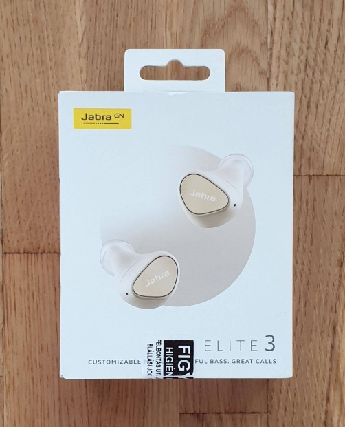 Uj Jabra Elite 3 TWS Bzs szn Bluetooth in-ear flhallgat garival