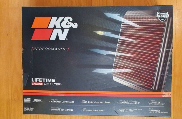 Új K&N Sport betétszűrő levegőszűrő 33-3128