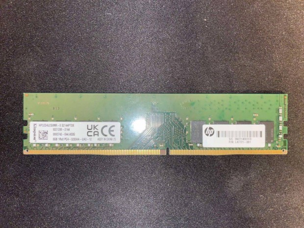 j Kingston 8 GB DDR4 3200 MHz asztali szmtgp memria