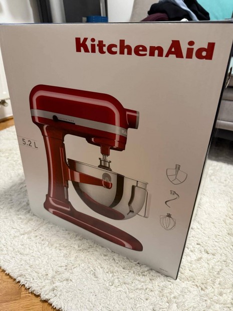 j Kitchenaid Heavy Duty 5,2l konyhai robotgp 5Ksm55 (piros) elad