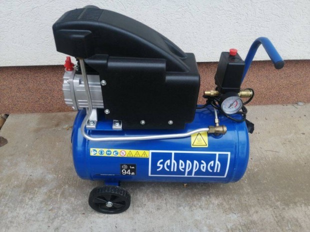 j Kompresszor Scheppach HC 26 - olajkens kompresszor 24 l