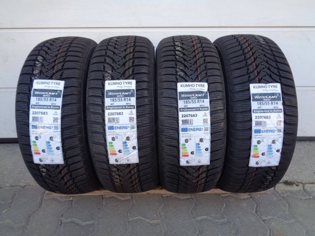 Új Kumho 185/55R14 téli gumi 2022-es eladó