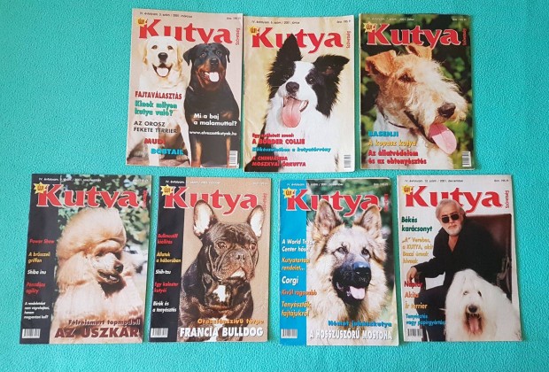 Új Kutya Szövetség magazinok (2001-es számok)