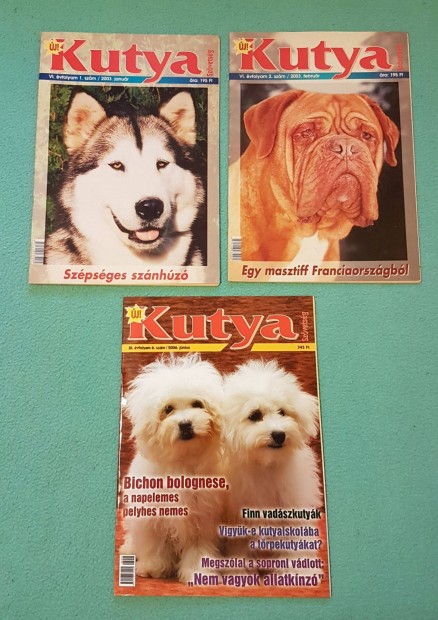 j Kutya Szvetsg magazinok - 2003 s 2006-os szmok