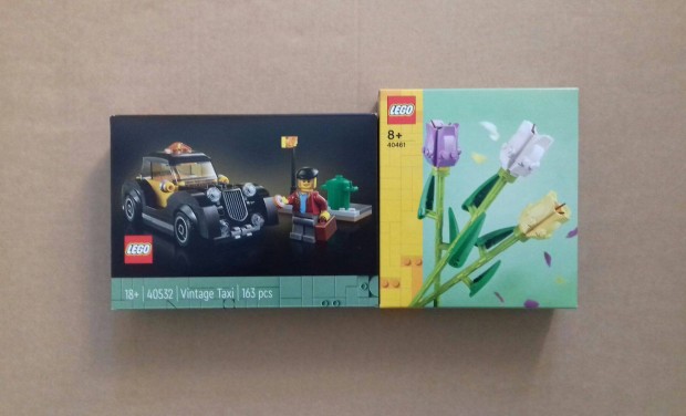 j LEGO 40532 Vetern taxi + 40461 Creator City Ideas Junior Art Foxr