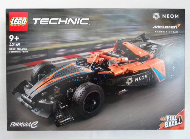 Új LEGO 42169 Technic Neom Mclaren Formula E Team építőkészlet
