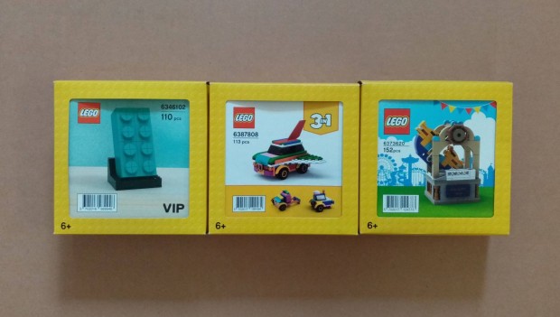 j LEGO 6346102 Kocka + 6373620 Hajhinta + 6387808 Repl aut Foxrb