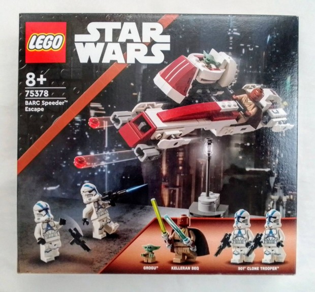 Új LEGO 75378 Star Wars BARC Speeder Escape építőkészlet
