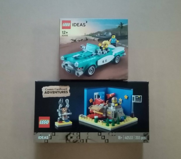 j LEGO Ideas 40448 Vetern jrm + 40533 rbli karton kalandok Foxr