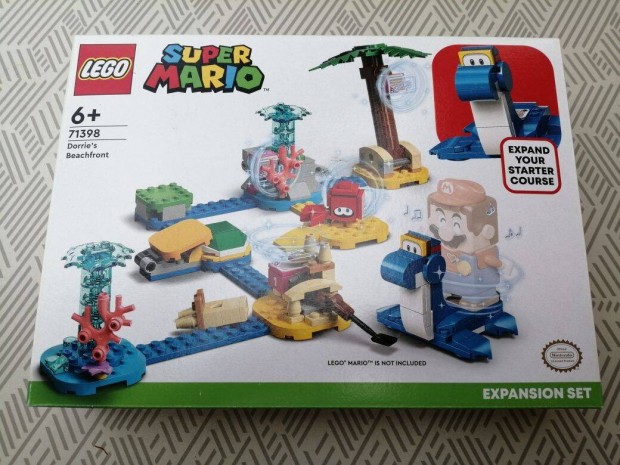 j LEGO Super Mario - 71398 (Dorrie tengerpartja kiegszt szett)