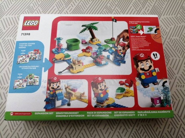 Új LEGO Super Mario - 71398 (Dorrie tengerpartja kiegészítő szett)