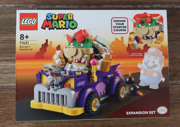 Új LEGO Super Mario - Bowser izomautója kiegészítő szett (71431)