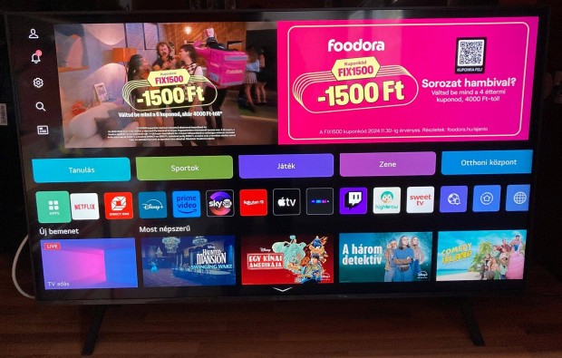 Új LG 55UR78003LK 55" 140 cm UHD 4K smart led tv