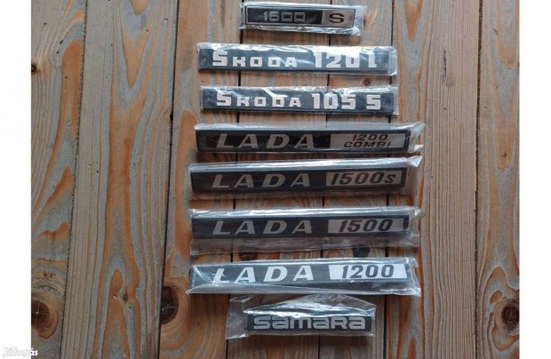 �j Lada Skoda Samara felirat embl�ma