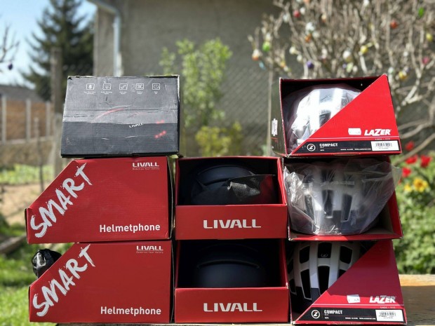 Új Lazer és Livall Smart kerékpáros sisakok mtb bukósisak