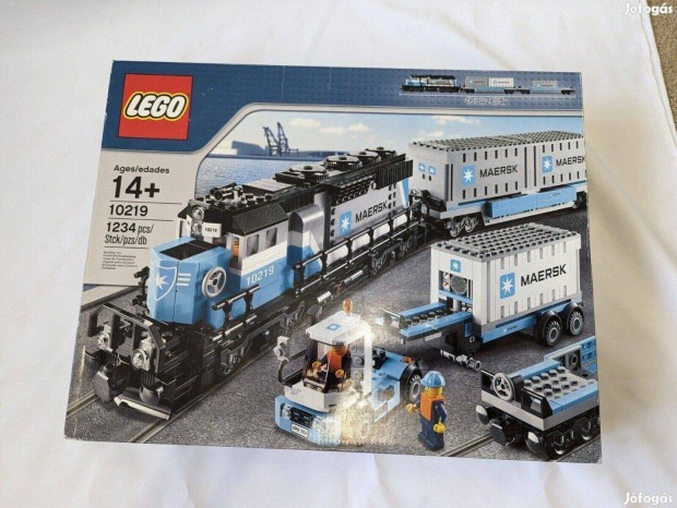 Uj Lego 10219 Maersk vonat szett. Lego tehervonat vasut szett