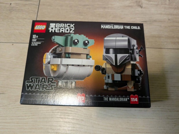 j Lego 75317 Brickheadz - A mandalori s a gyermek