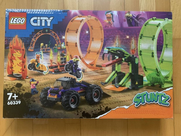 j Lego City Stuntz 60339 Kaszkadr Arna Dupla Hurokkal Bontatlan!!!