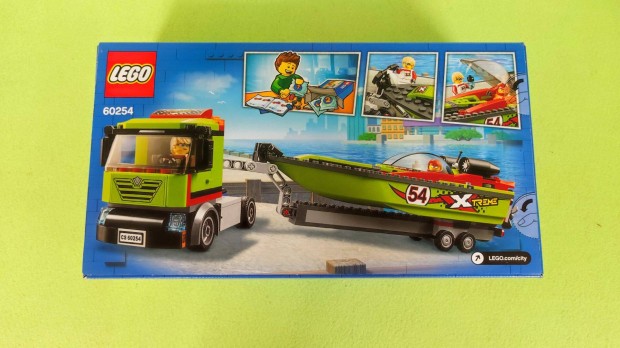 j Lego City - Versenycsnak haj szllt kamion 60254