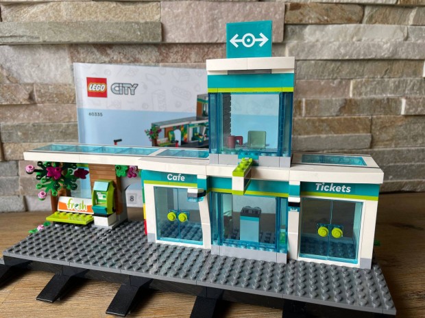 Uj Lego City vasutallomas vonatallomas Lego vonat vasuti allomas