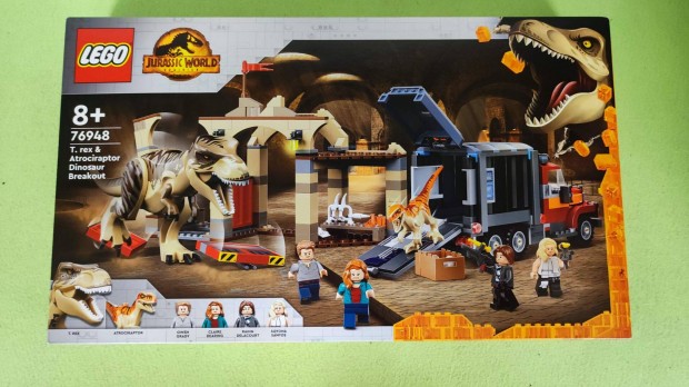 j Lego Jurassic World - T-Rex s Atrociraptor dinoszaurusz dino 76948