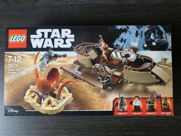 j Lego Star Wars 75174 Desert Skiff Escape Bontatlan!!!