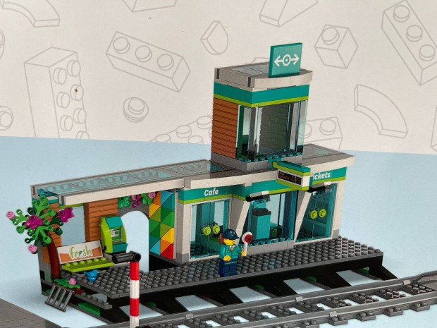 Uj Lego palyaudvar vasut vonat allomas vasutallomas