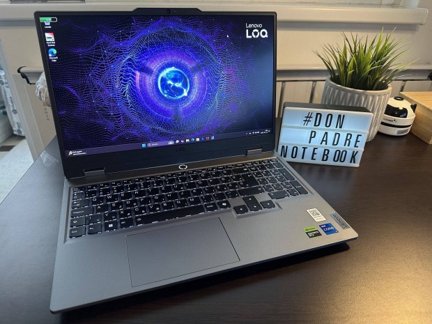 Új Lenovo LOQ 15Irx9 - Qhd 165Hz - i7-13650HX - 16GB - 1TB - Rtx 4060