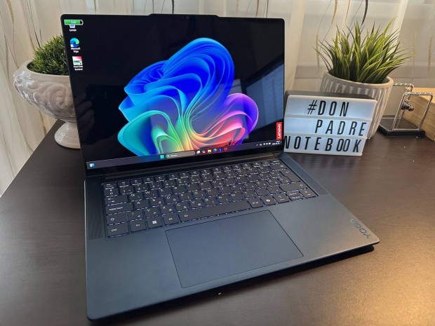 Új Lenovo Yoga Slim 7 - 14.5" 3K OLED Érintő 90Hz - Snapdragon X Elite