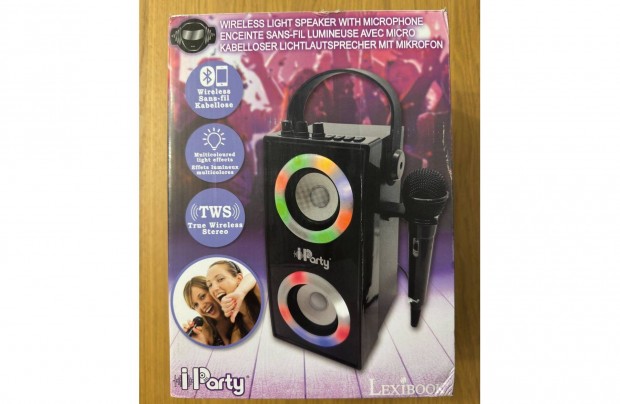 j Lexibook iparty Hordozhat Bluetooth Hangszr Mikrofon Karaoke