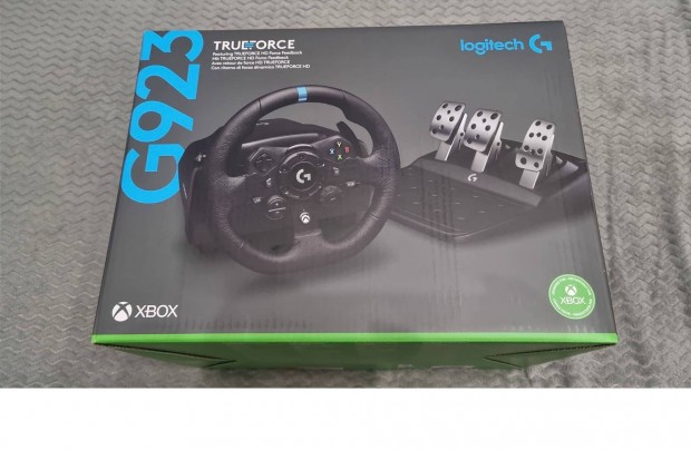 Új Logitech G923 Trueforce Xbox/Pc kormány+pedál+váltó Bontatlan