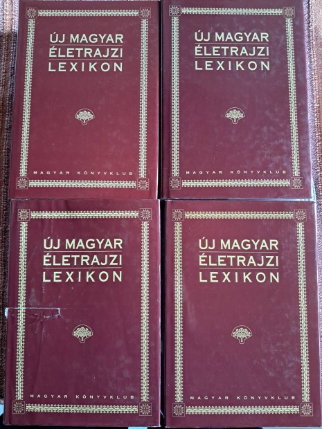 j Magyar letrajzi Lexikon 1,2,3,4 