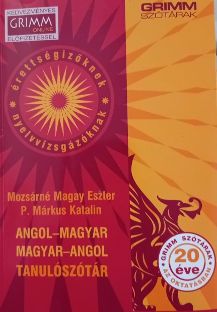Új Magyar- Angol, Angol- Magyar tanulószótár