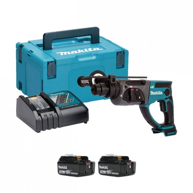 j Makita DHR202RTJ Akkus fr-vskalapcs (18V/2x5.0Ah) Makpac koffe