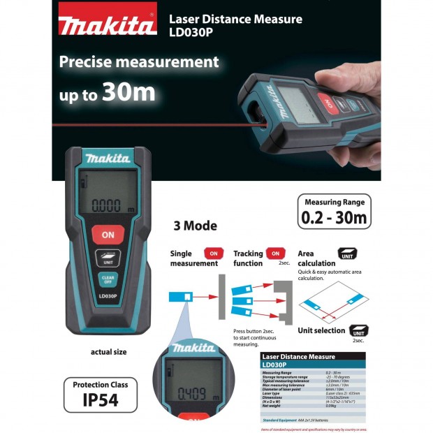 j Makita LD030P lzeres tvolsgmr