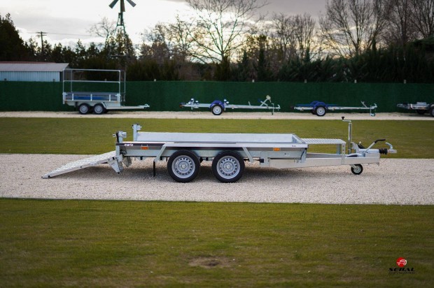 Új Martz Bau 300 - 2 tengelyes (2700 kg) gépszállító Csak 1.990.000 Ft