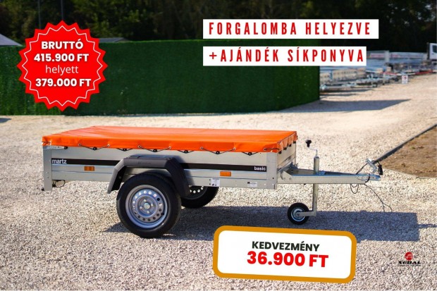 j Martz utnfut elad forgalomba helyezve, skponyvval: 379.000 Ft