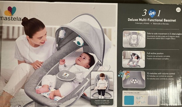 Új Mastela 3 az 1-ben elektromos hinta!