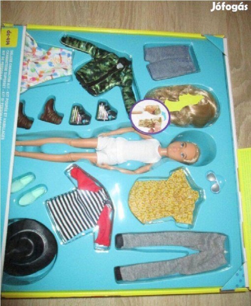 j Mattel Creatable World szke baba szett - barbie tpus izletes